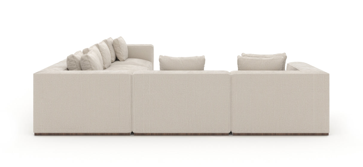 Cream Sectional Sofa with Chaise | Caracole Bello