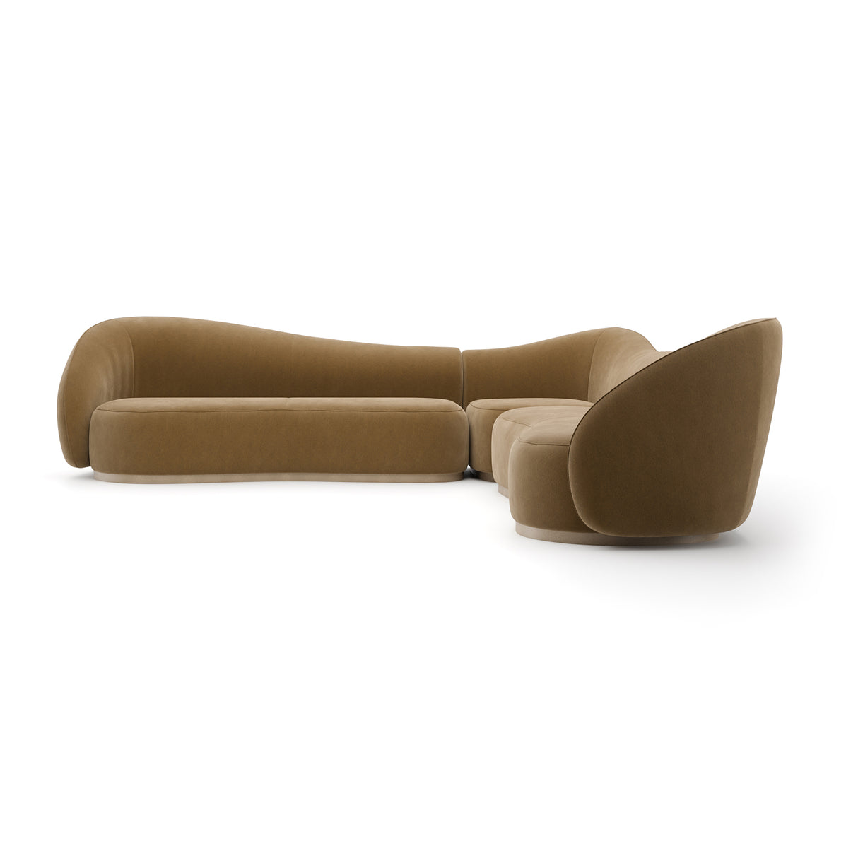 Upholstered Sculptural Sofa | Caracole Kalahari