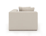 Cream Corner Wedge Sofa | Caracole Bello
