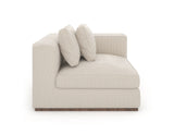 Cream Corner Wedge Sofa | Caracole Bello