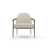 Natural Walnut Lounge Chair | Caracole Altura