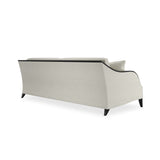 Cream Basketweave Sofa | Caracole Pitch Perfect