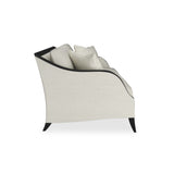 Cream Basketweave Sofa | Caracole Pitch Perfect