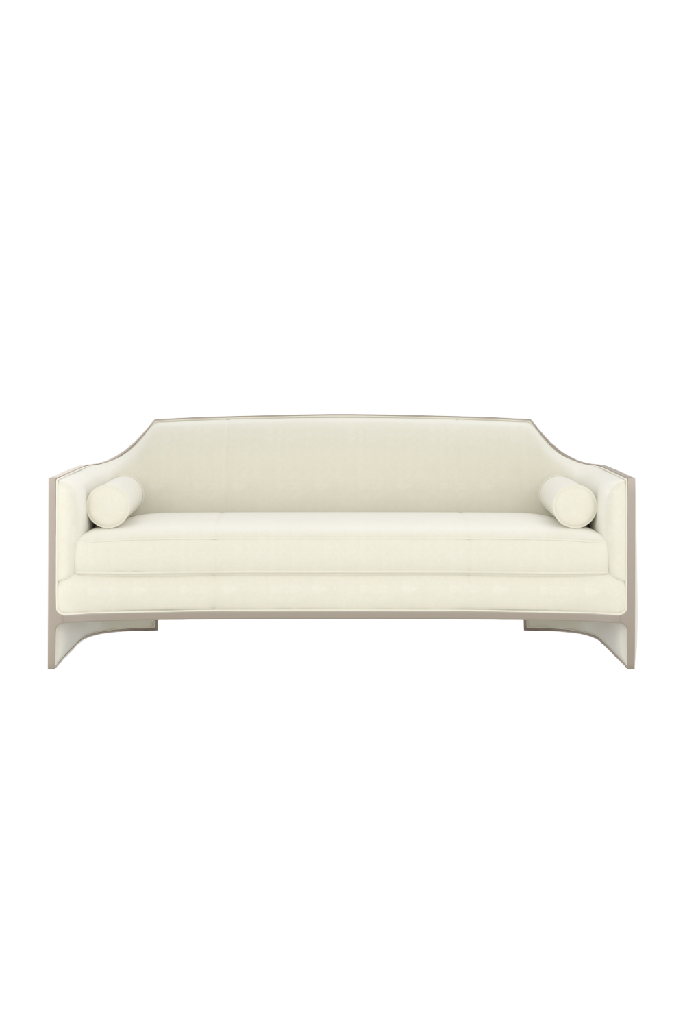 Velvet Angular Sofa | Caracole The Cat's Meow
