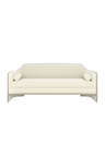 Velvet Angular Sofa | Caracole The Cat's Meow
