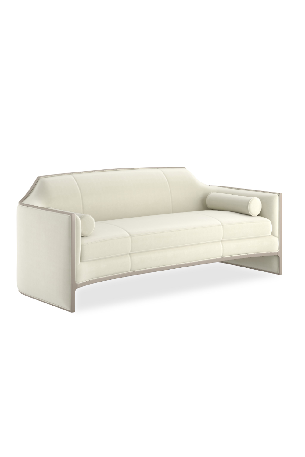 Velvet Angular Sofa | Caracole The Cat's Meow | Caracole.eu.com
