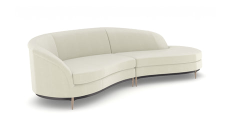 Champagne Sectional Sofa | Caracole Three's Company