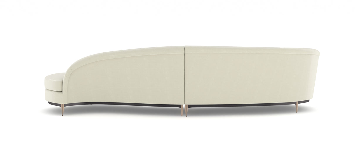 Champagne Sectional Sofa | Caracole Three's Company