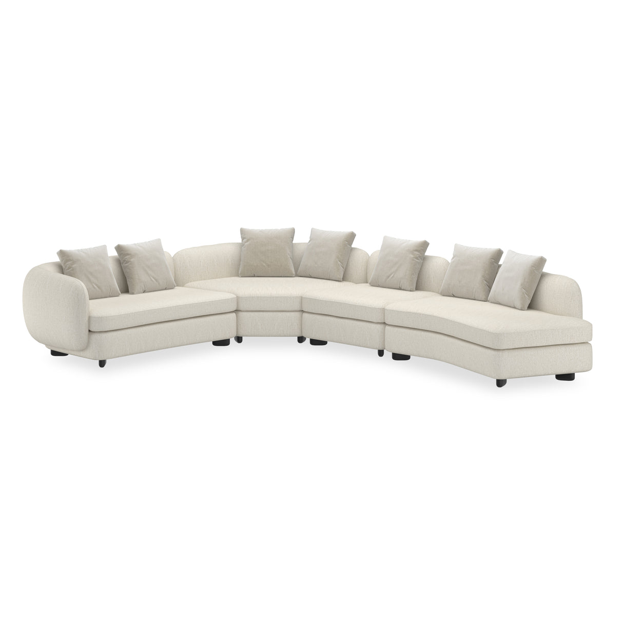 Cream Sectional Sofa | Caracole Lumi
