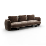 Taupe Velvet Sofa | Caracole Overlap