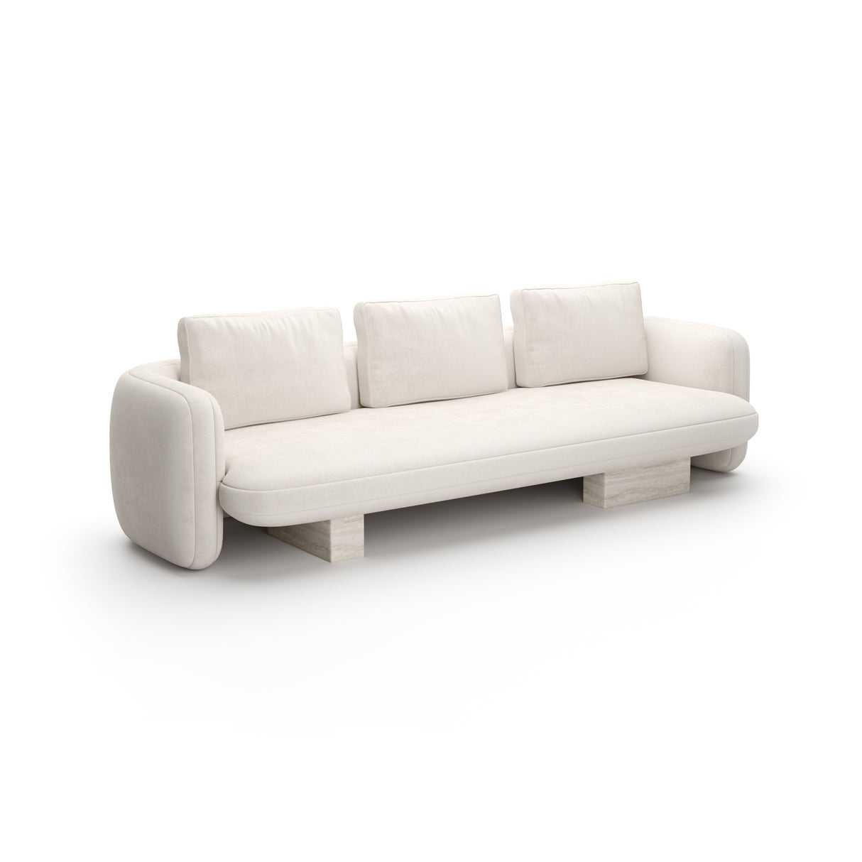 Ecru Linen Sofa | Caracole Overlap