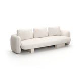 Ecru Linen Sofa | Caracole Overlap