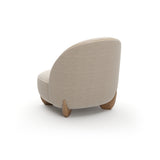 Bronze Fabric Accent Chair | Caracole Seta