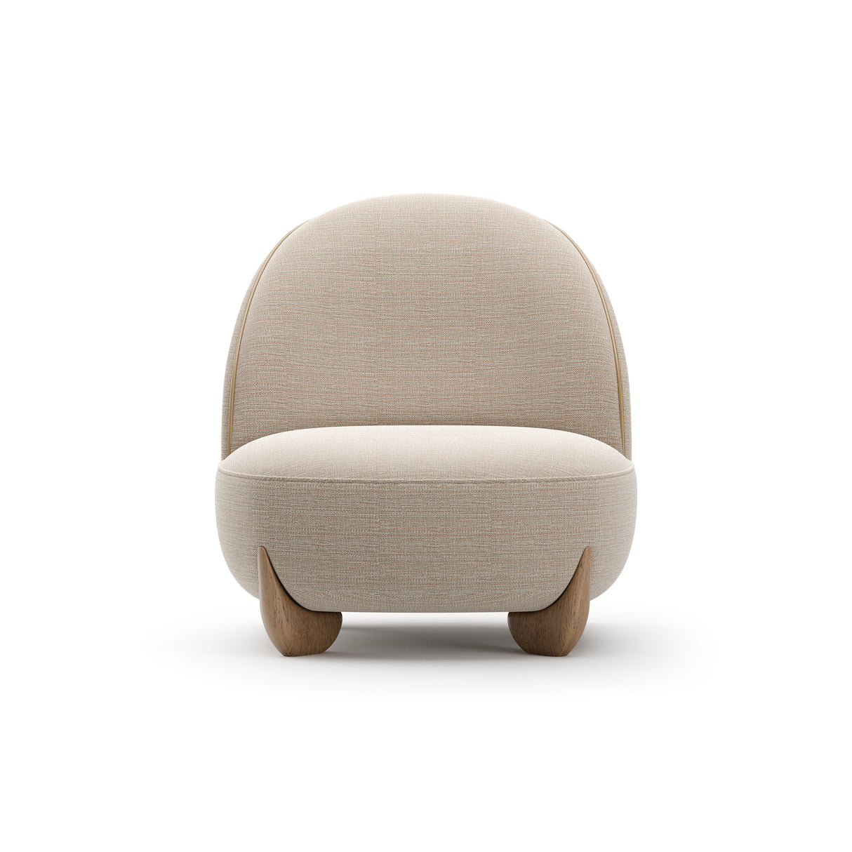Bronze Fabric Accent Chair | Caracole Seta