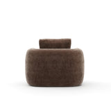 Taupe Velvet Lounge Chair | Caracole Overlap