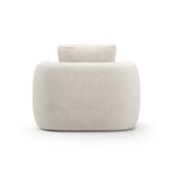 White Linen Accent Chair | Caracole Overlap