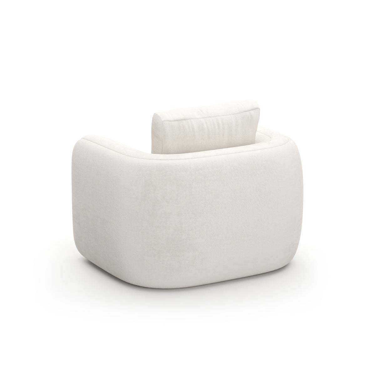 White Linen Accent Chair | Caracole Overlap