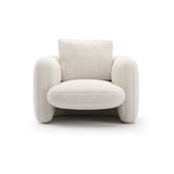 White Linen Accent Chair | Caracole Overlap