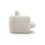 White Linen Accent Chair | Caracole Overlap
