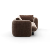 Taupe Velvet Bedroom Chaise | Caracole Overlap