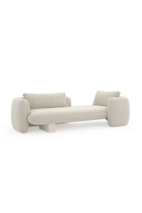 White Linen Bedroom Chaise | Caracole Overlap | Caracole.eu.com