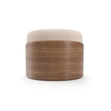 Ivory Mohair Lounge Chair | Caracole Fleur