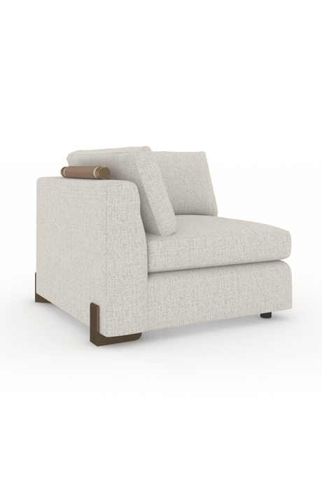 Cream Fabric Corner Sofa | Caracole Counter Balance | Caracole.eu.com