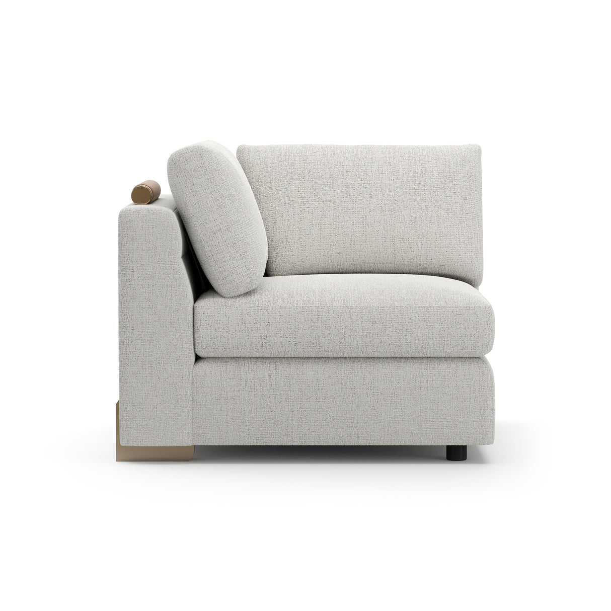 Cream Fabric Corner Sofa | Caracole Counter Balance