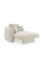 Ecru Linen Chaise Longue | Caracole Overlap | Caracole.eu.com