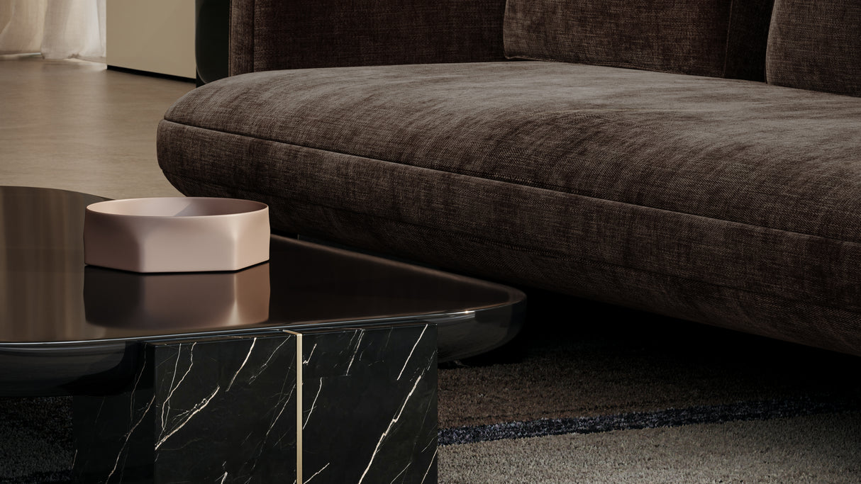 Black Rectangular Coffee Table | Caracole Overlap