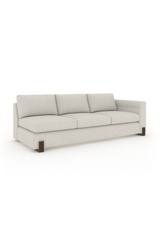 Woven Fabric Single-Armed Sofa | Caracole Counter Balance | Caracole.eu.com