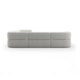 Linnen Sectional Left Chaise L Sofa | Caracole Rhythm