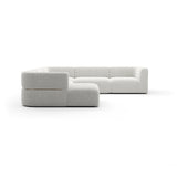 Linnen Sectional Left Chaise L Sofa | Caracole Rhythm