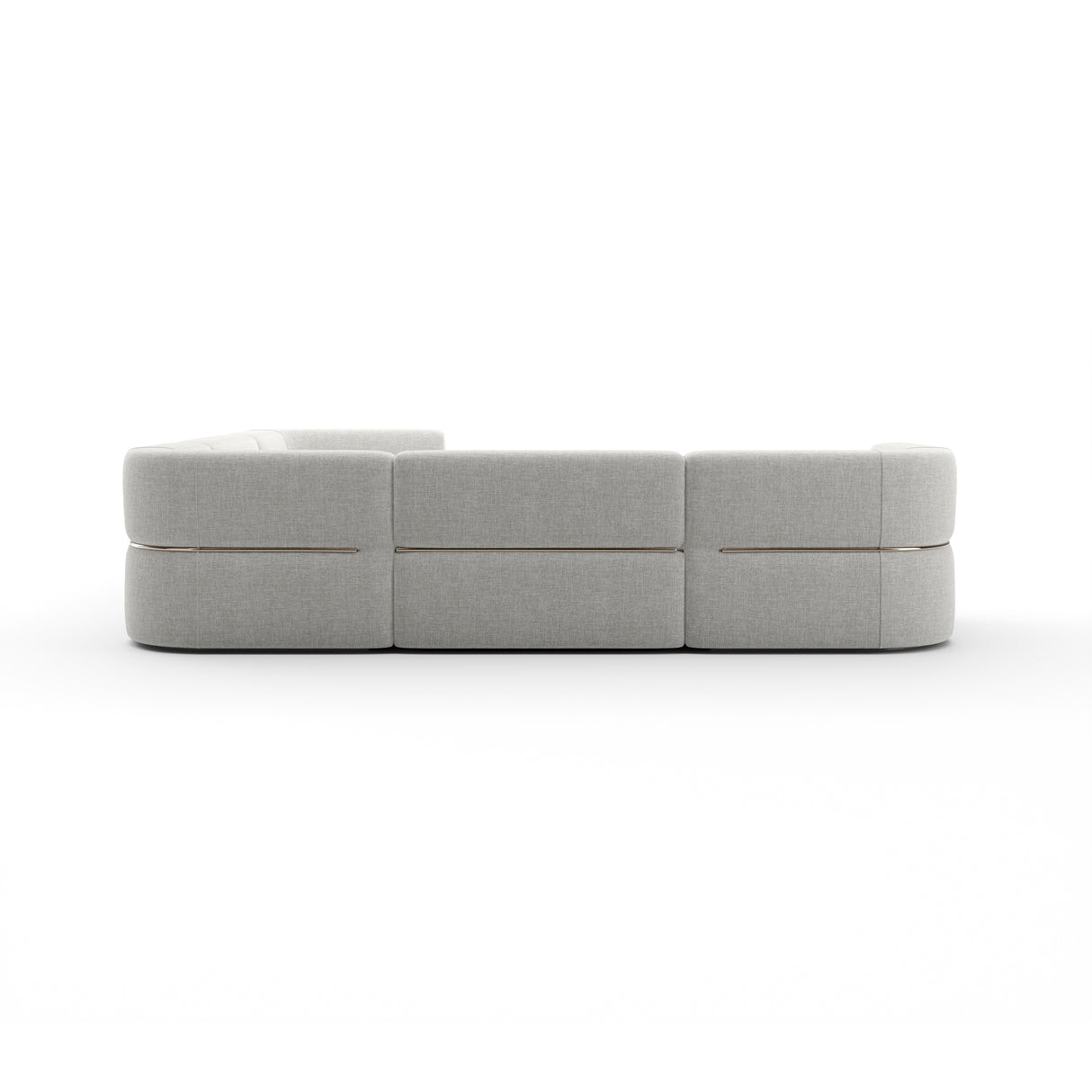 Linnen Sectional L Sofa | Caracole Rhythm