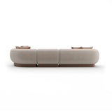 Linnen Sectional L Large Sofa | Caracole Seta