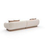 Linnen Sectional 2 PC Sofa | Caracole Seta