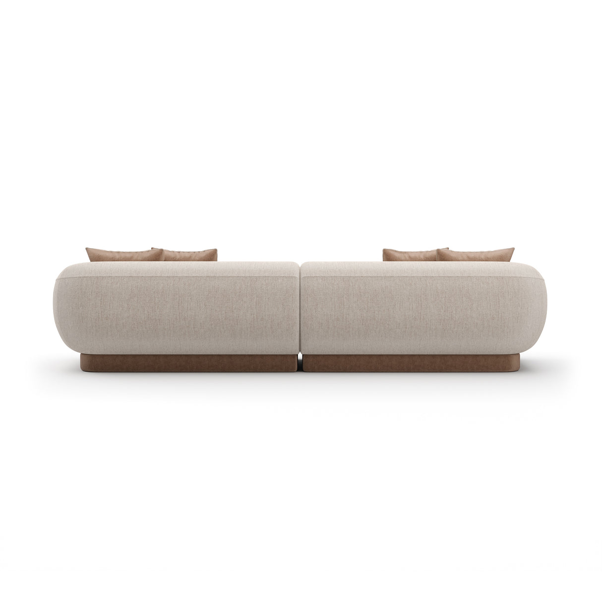 Linnen Sectional 2 PC Sofa | Caracole Seta