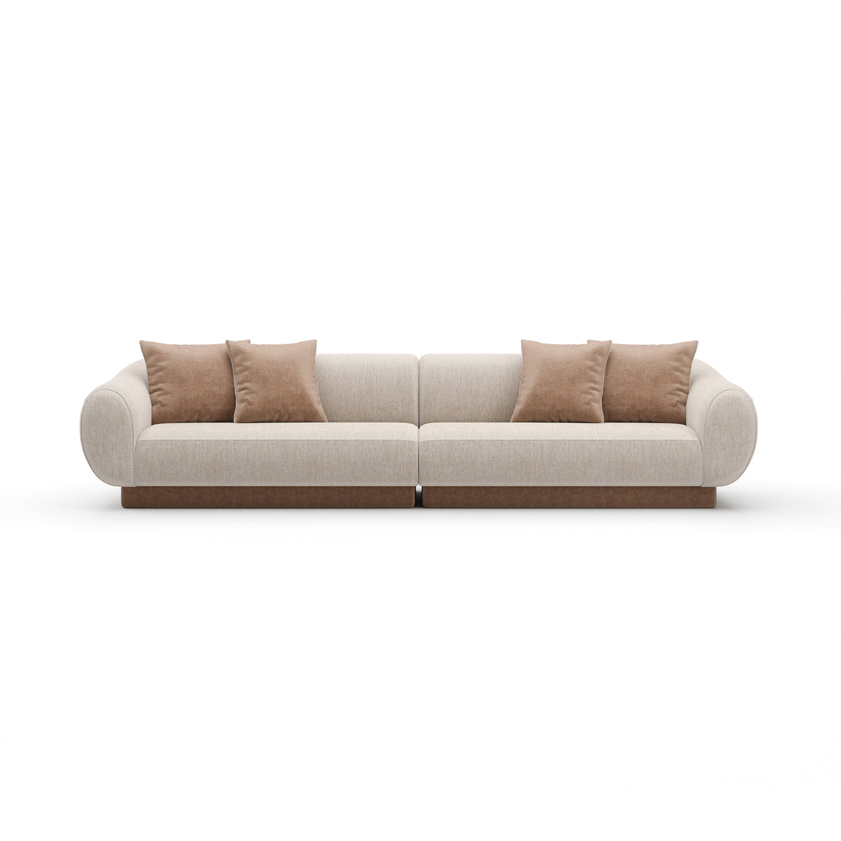 Linnen Sectional 2 PC Sofa | Caracole Seta