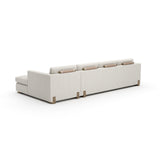 Neutral Toned Right Chaise Modern Sofa | Caracole Counter Balance