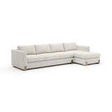 Neutral Toned Right Chaise Modern Sofa | Caracole Counter Balance