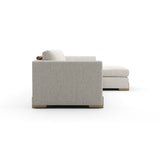 Neutral Toned Right Chaise Modern Sofa | Caracole Counter Balance