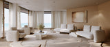 Travertine Panels Cocktail Table | Caracole Overlap