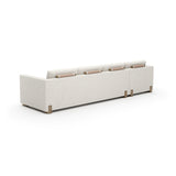 Neutral Toned Left Chaise Modern Sofa | Caracole Counter Balance