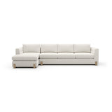 Neutral Toned Left Chaise Modern Sofa | Caracole Counter Balance
