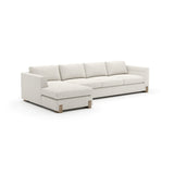Neutral Toned Left Chaise Modern Sofa | Caracole Counter Balance