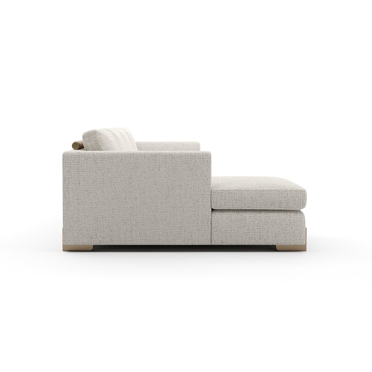 Neutral Toned Left Chaise Modern Sofa | Caracole Counter Balance