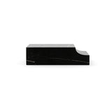 Black Marble Triangular Wedge Base | Caracole Overlap
