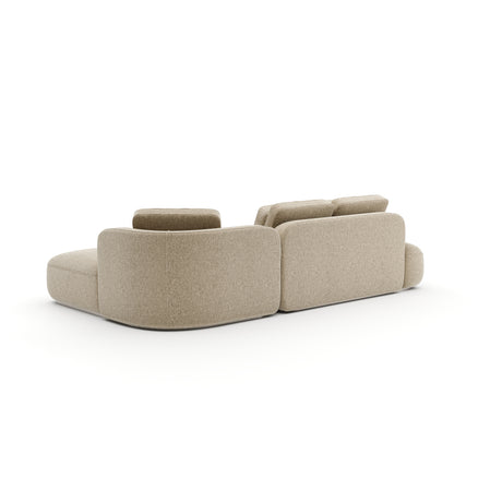 Oatmeal Armless RT Chaise | Caracole Sasso
