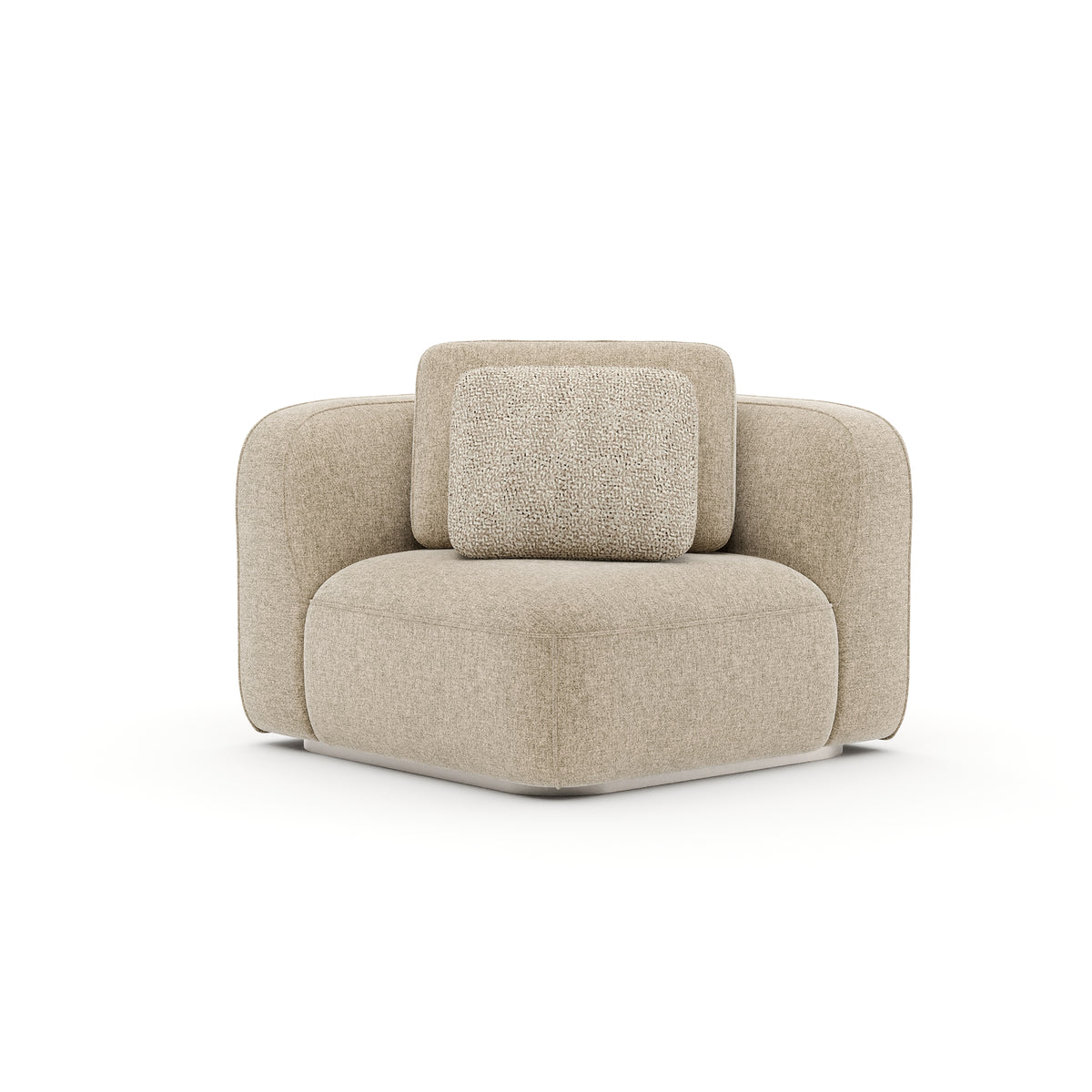 Oatmeal Corner Wedge| Caracole Sasso