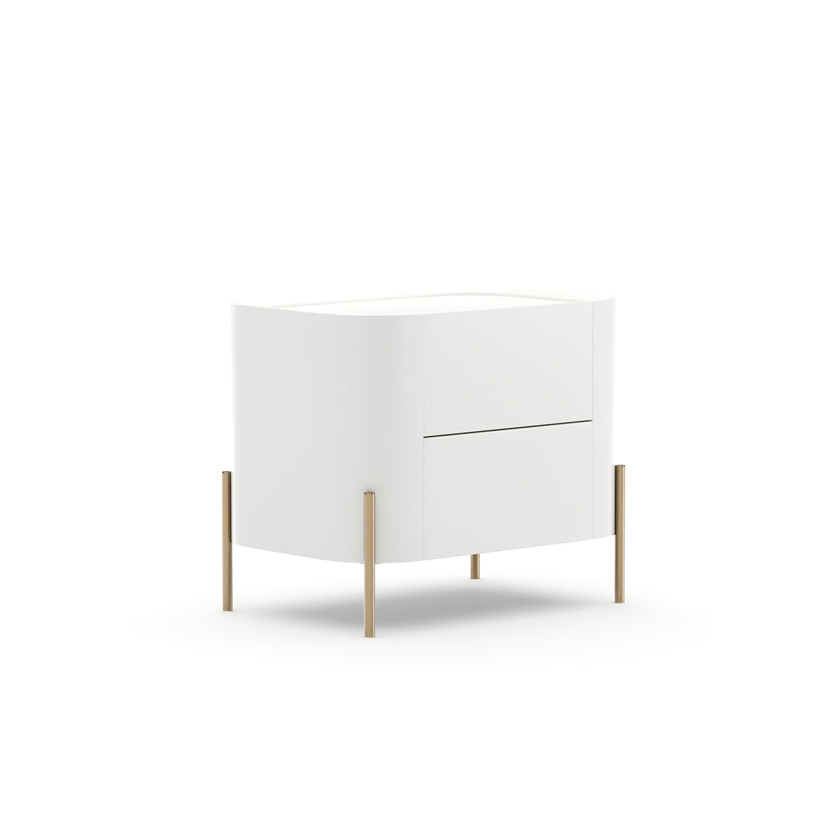 Latte Nightstand | Caracole Atom 66 CM